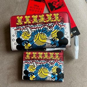 Coach Disney wallet and card case
